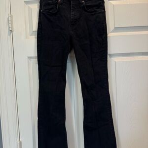 Zara Black Ankle Cropped Jeans